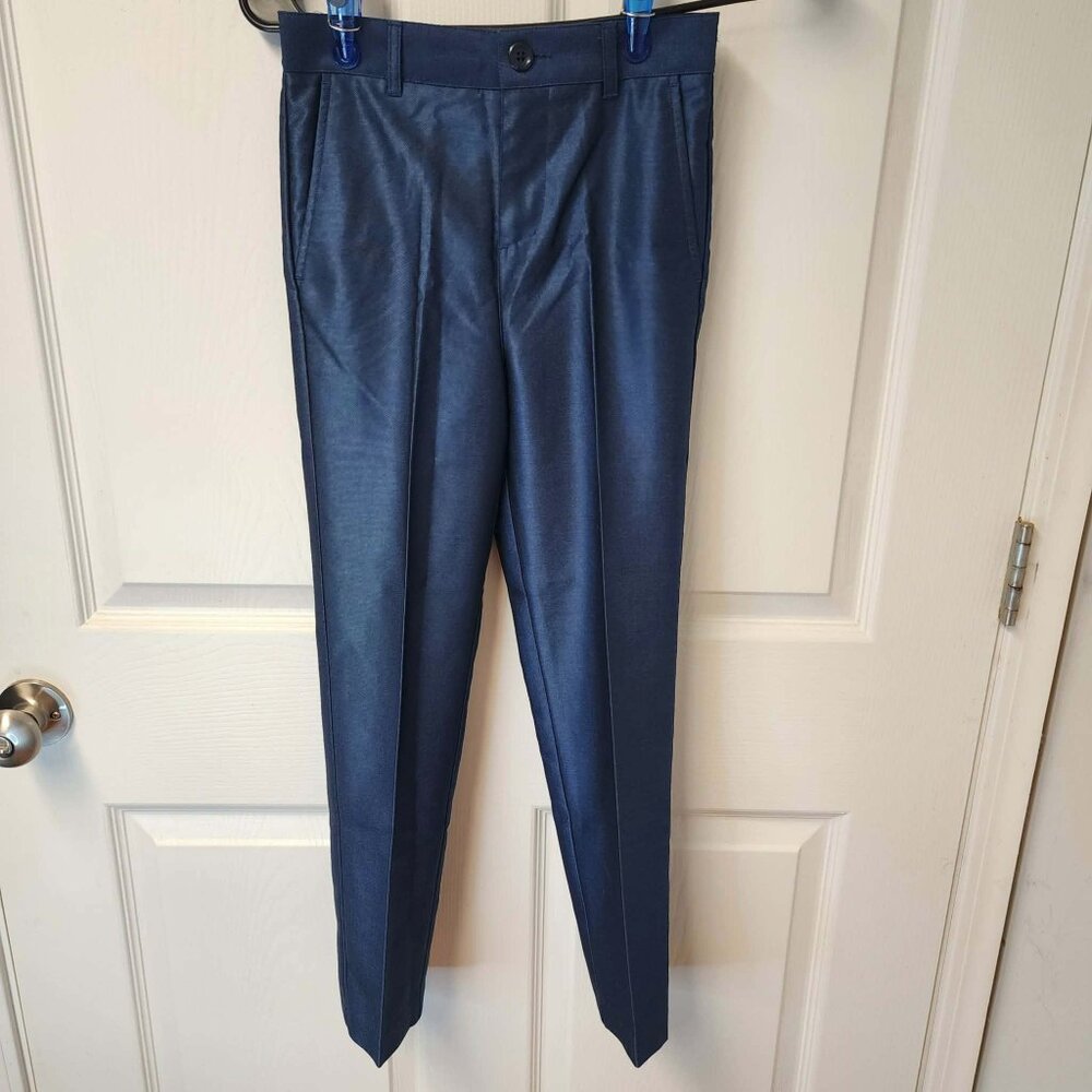Monsoon suit trousers pants youth boys size 9 years navy blue formal dress pants